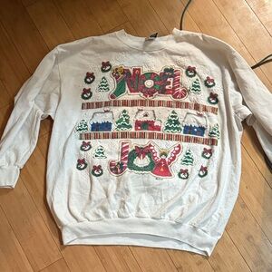 Ugly Festive Noel Joy Christmas Sweatshirt